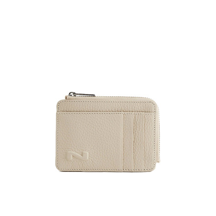 Nathan-baume porte-cartes beige