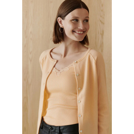 Rosemunde cardigan oranje