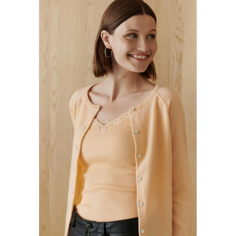 Rosemunde cardigan orange 2