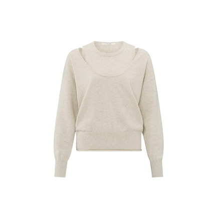 Yaya trui beige