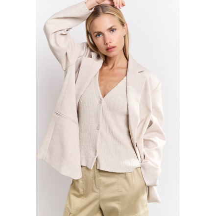 Yaya cardigan beige