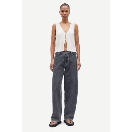 Samsoe&samsoe broek 34 inch grijs