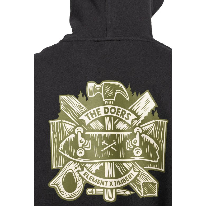 Element hoodie brown 3