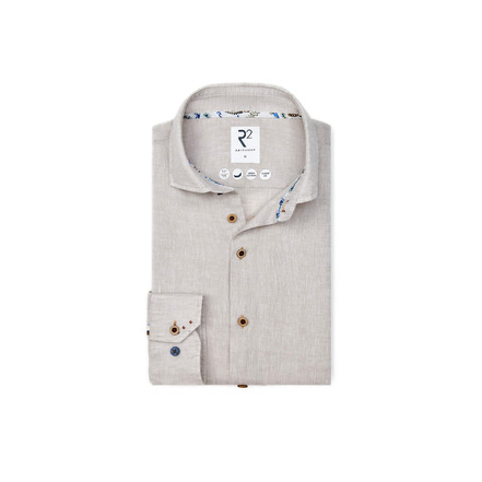 R2 Amsterdam shirt lightbrown