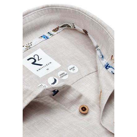 R2 Amsterdam shirt lightbrown
