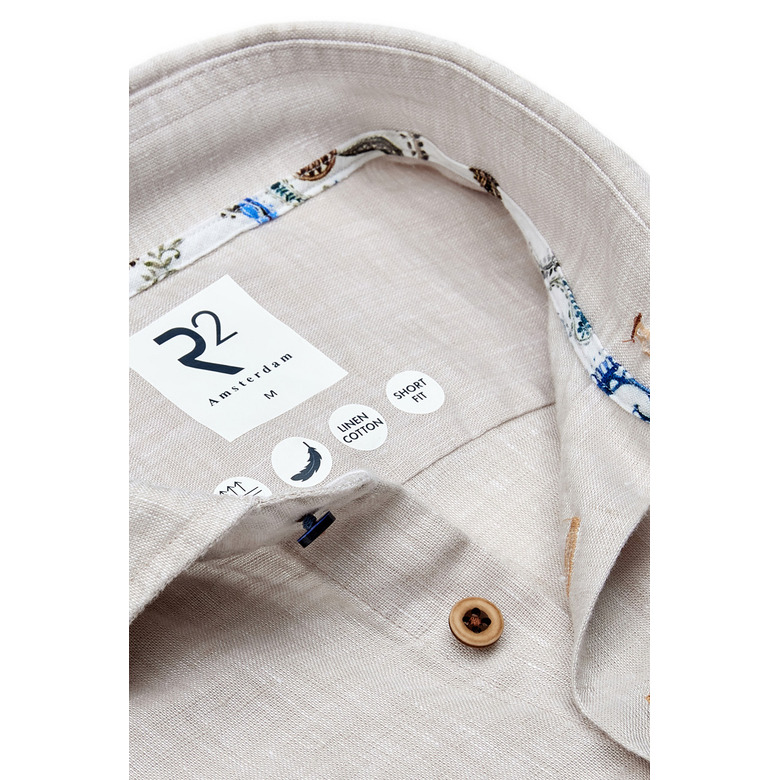 R2 Amsterdam hemd beige 2