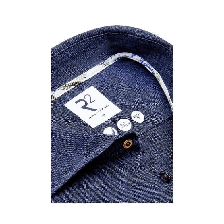 R2 Amsterdam hemd blauw 2