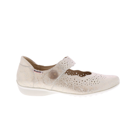 Mephisto Mobils velcro shoes silver
