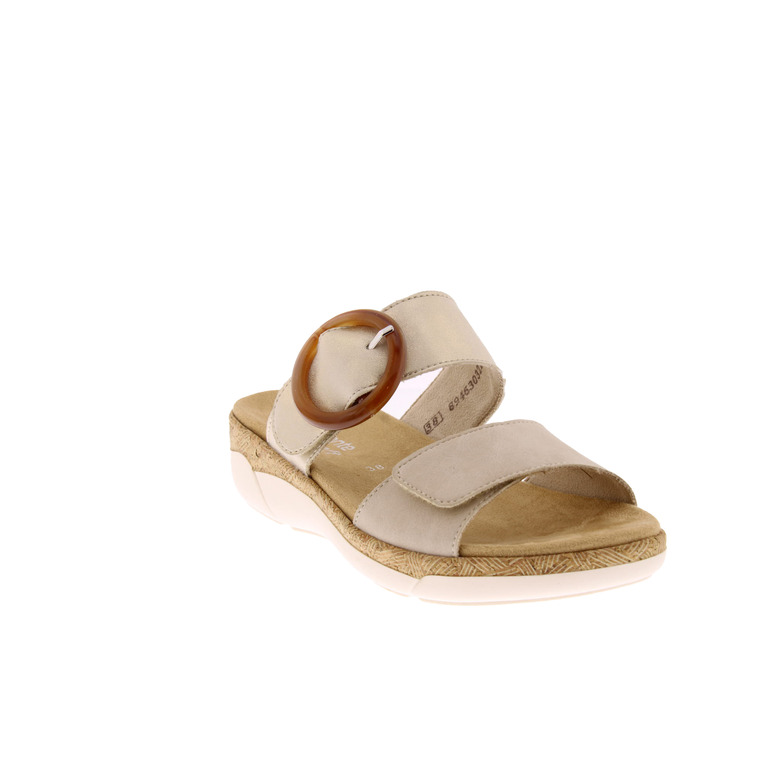 Remonte thong slippers lightbrown 2