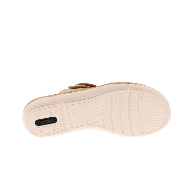 Remonte thong slippers lightbrown 5