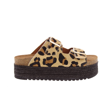 Sweet Lemon thong slippers brown