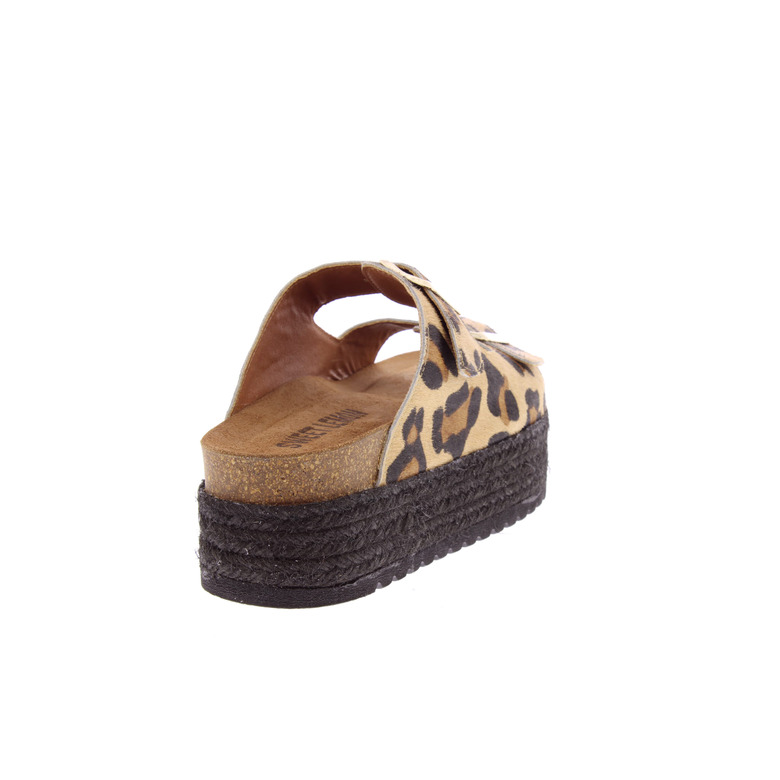 Sweet Lemon thong slippers brown 4