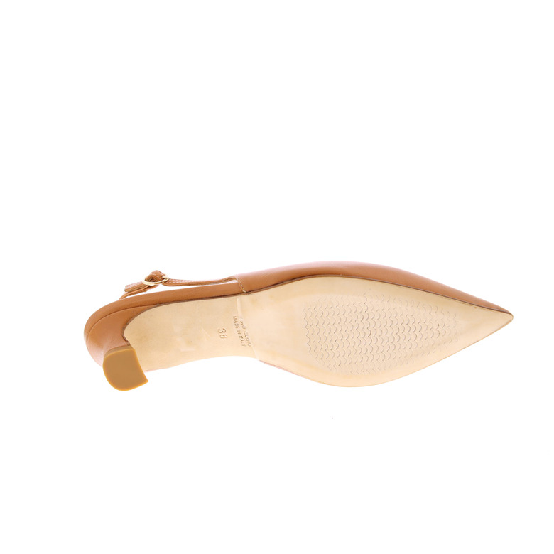 Julie Dee pumps cognac 5