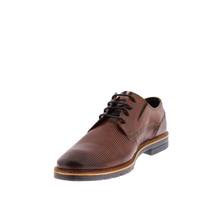 Bugattishoes schnürschuhe cognac 3