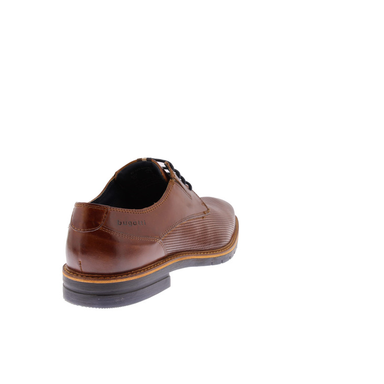 Bugattishoes schnürschuhe cognac 4
