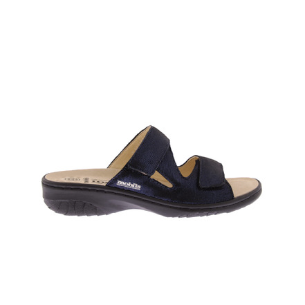 Mephisto Mobils thong slippers blue