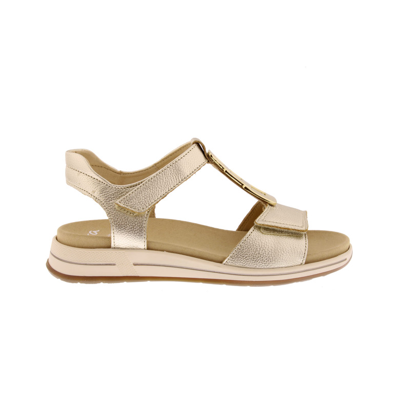 Ara sandalen goud 1