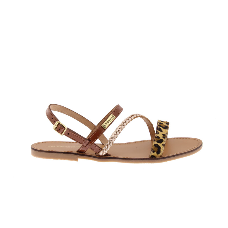 Les Tropeziennes sandals cognac