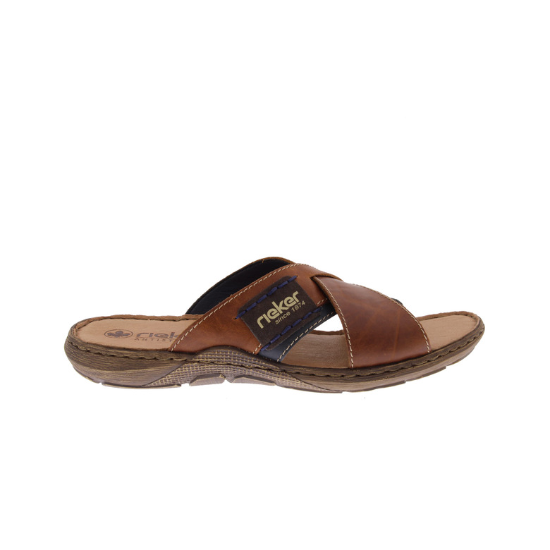 Rieker thong slippers brown