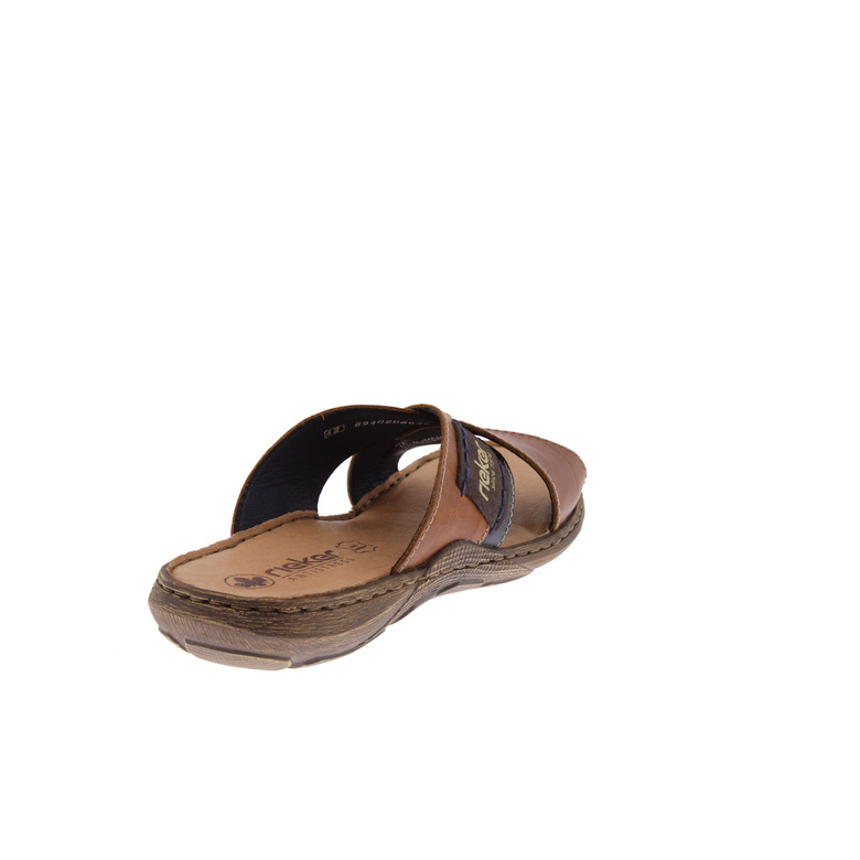 Rieker thong slippers brown 4