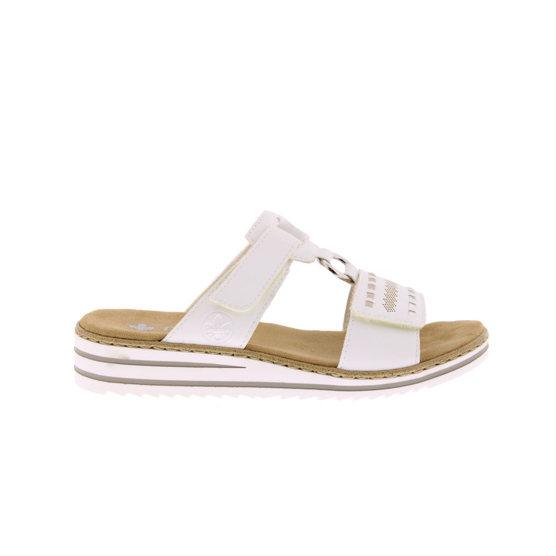 Rieker thong slippers white
