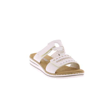 Rieker thong slippers white