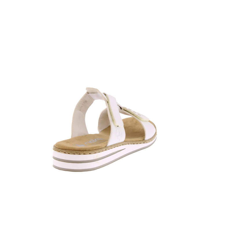 Rieker slippers wit 4