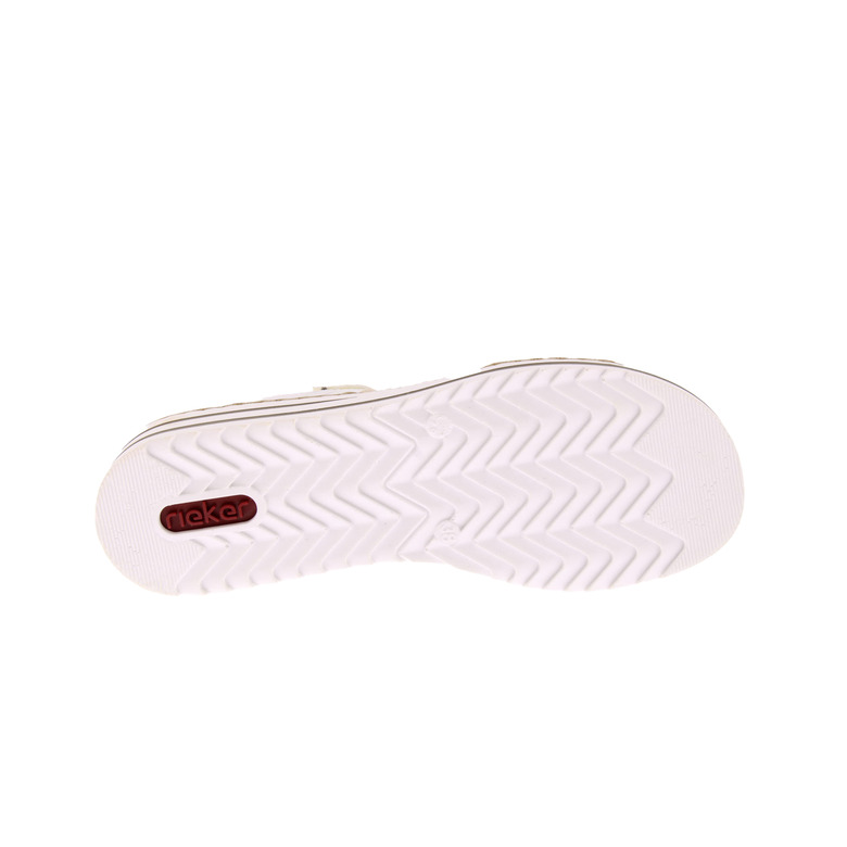 Rieker slippers wit 5