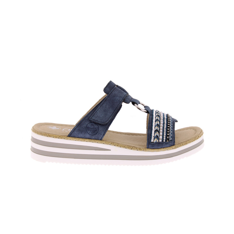 Rieker thong slippers blue