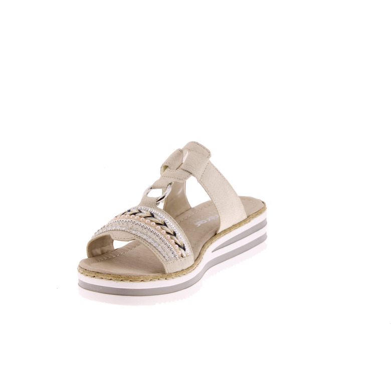 Rieker thong slippers lightbrown 3