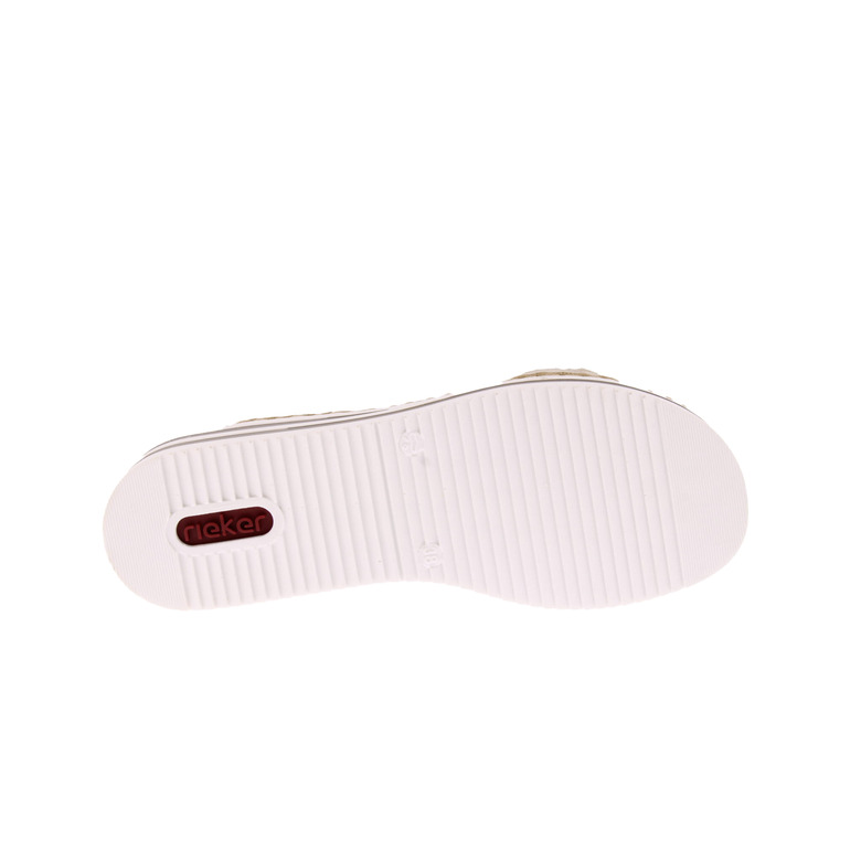 Rieker thong slippers lightbrown 5