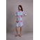 Nathalie Vleeschouwer jurk blauw 2