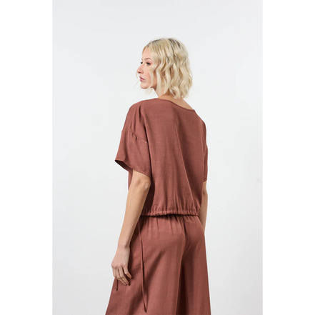 Love At Me blouse bruin