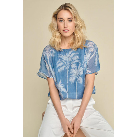 Marie Mero blouse blue