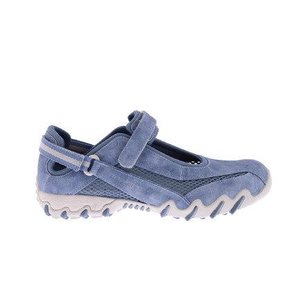 Mephisto Allrounder chaussures à velcro bleu