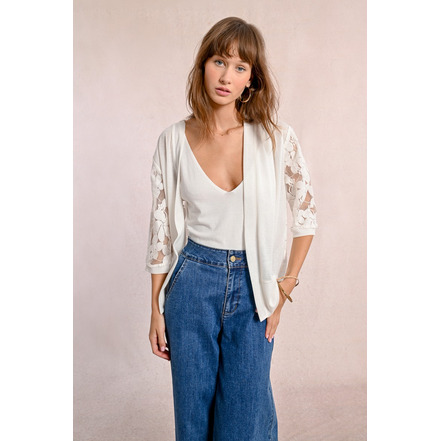 Molly Bracken cardigan ecru