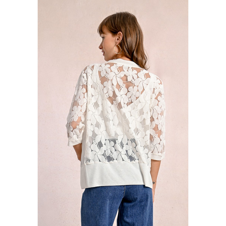 Molly Bracken cardigan ecru 3