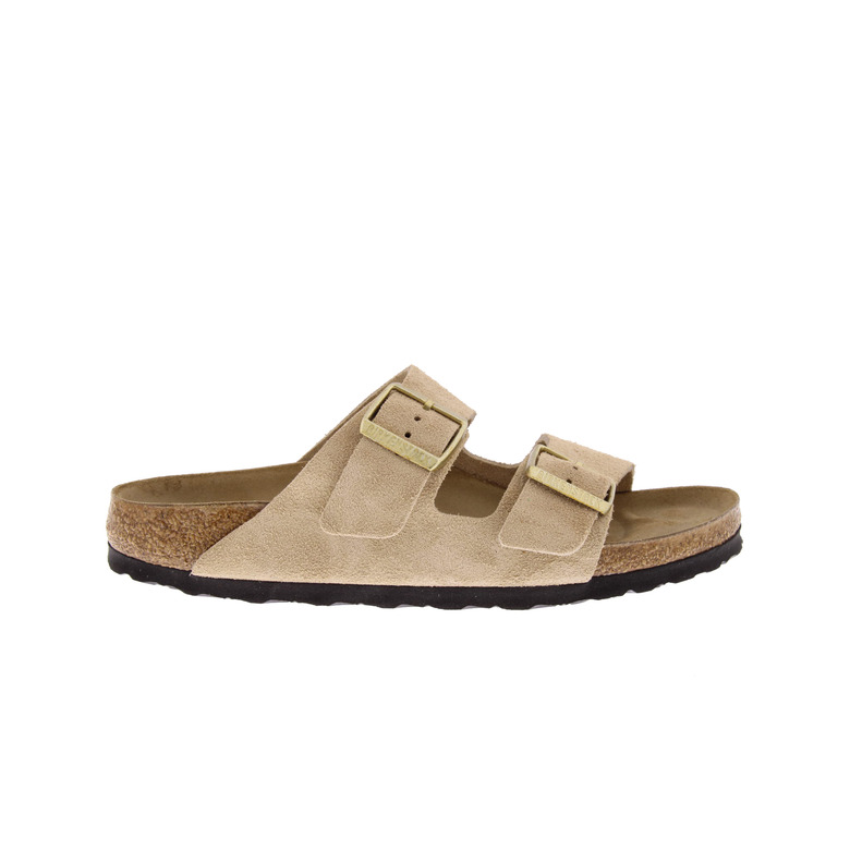 Birkenstock thong slippers lightbrown