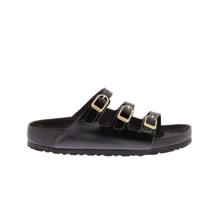 Birkenstock thong slippers black