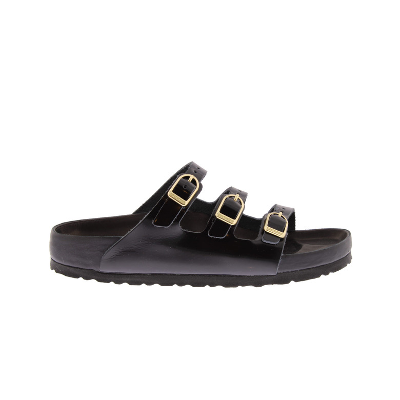 Birkenstock thong slippers black