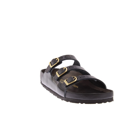 Birkenstock thong slippers black
