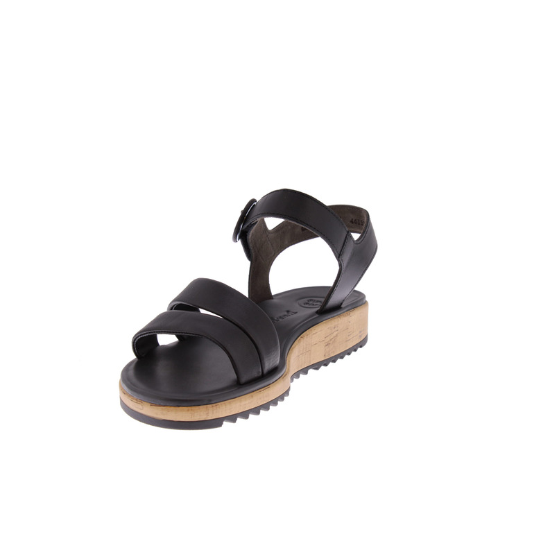 Paul Green sandalen zwart 3