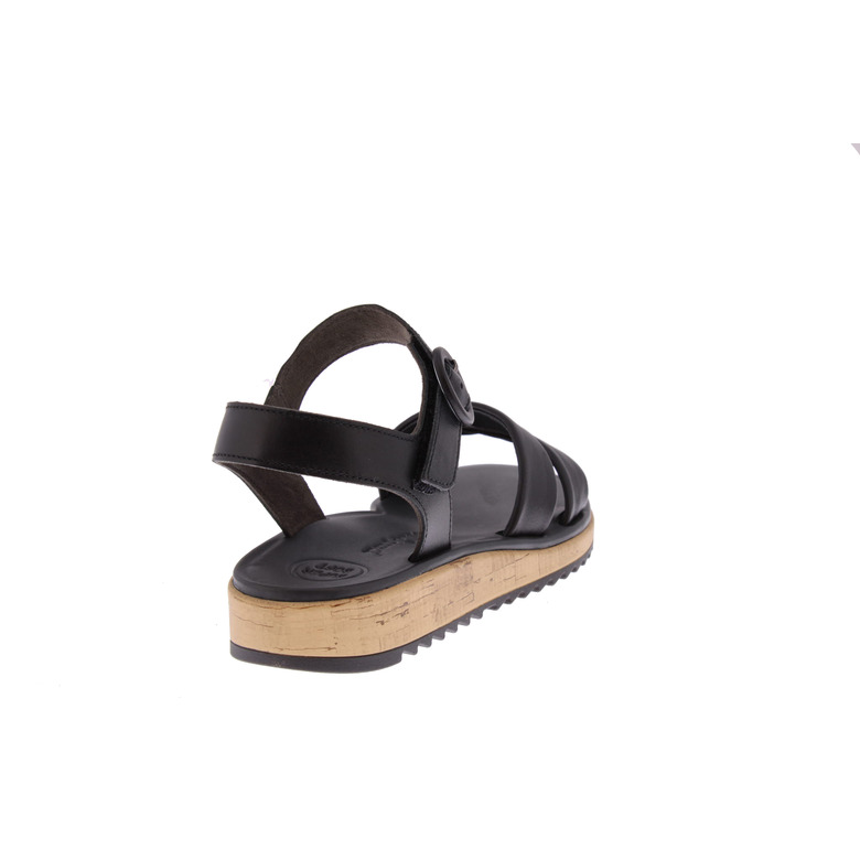 Paul Green sandalen zwart 4