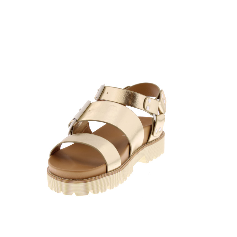 No Name sandalen goud 3