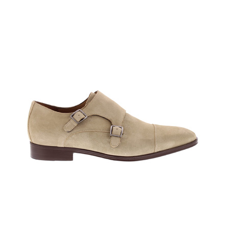 Van Bommel buckle shoes lightbrown