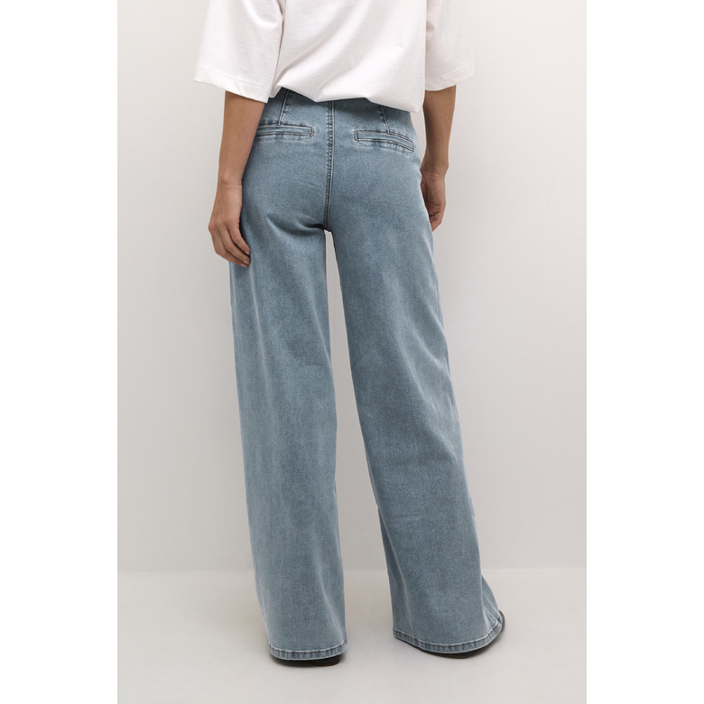 Cream jeans blue 3