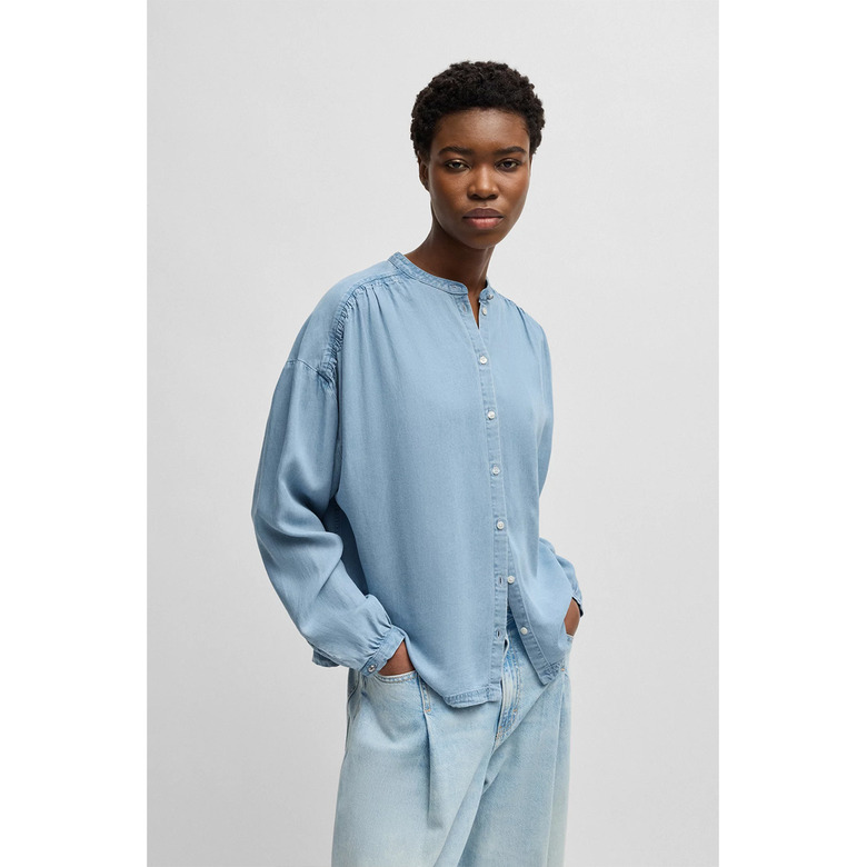 Boss bluse blau 2