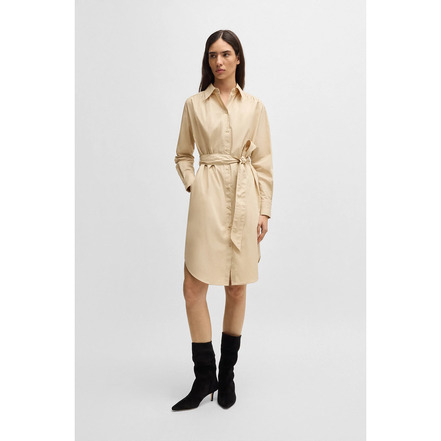Boss jurk beige
