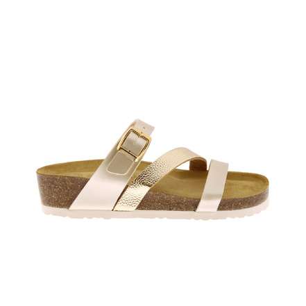 Dr.brinkman thong slippers gold
