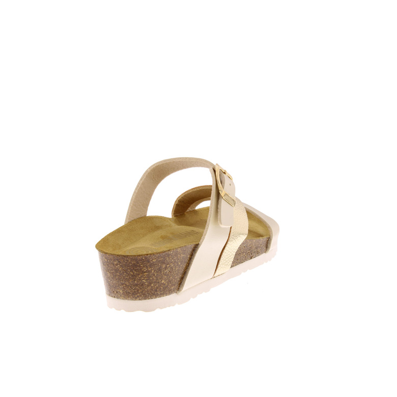 Dr.brinkman thong slippers gold 4